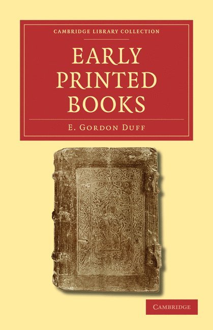 Early Printed Books 1