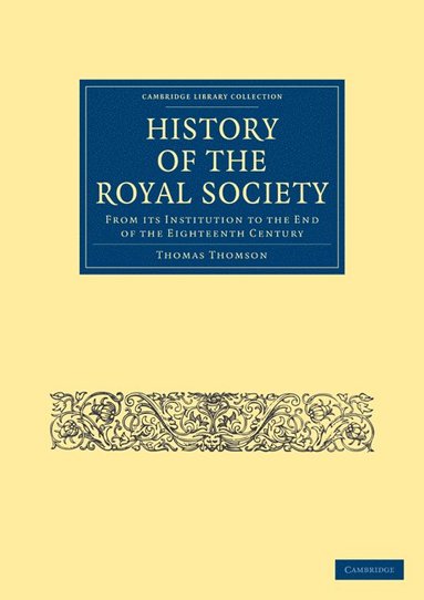 bokomslag History of the Royal Society