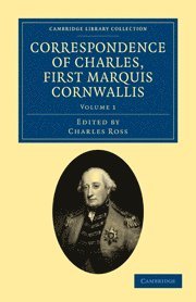 bokomslag Correspondence of Charles, First Marquis Cornwallis