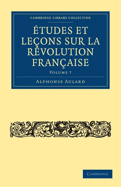 Études et leçons sur la Révolution Française 1