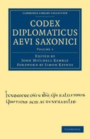 bokomslag Codex Diplomaticus Aevi Saxonici