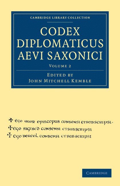 Codex Diplomaticus Aevi Saxonici 1