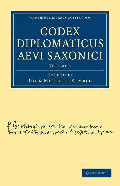 Codex Diplomaticus Aevi Saxonici 1