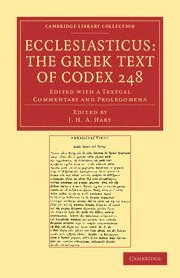 bokomslag Ecclesiasticus: The Greek Text of Codex 248