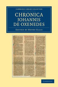 bokomslag Chronica Johannis de Oxenedes