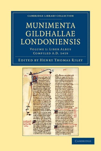 Henry Thomas Riley - Munimenta Gildhallae Londoniensis, Häftad