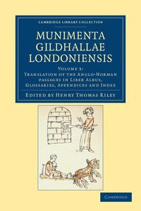 bokomslag Munimenta Gildhallae Londoniensis