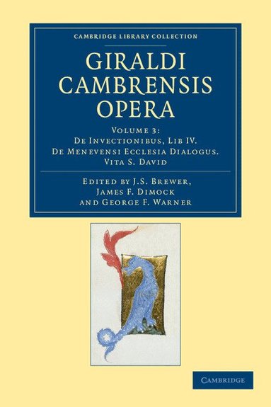 Giraldus Cambrensis, J. S. Brewer, James F. Dimock, George F. Warner - Giraldi Cambrensis opera, Häftad