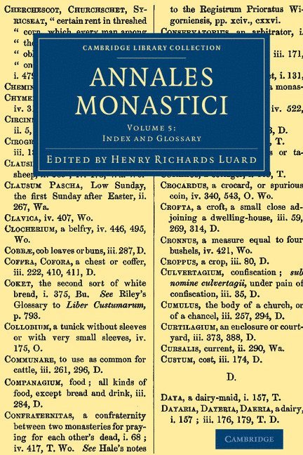 Henry Richards Luard - Annales Monastici, Häftad