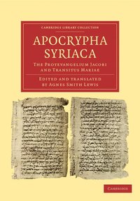 bokomslag Apocrypha Syriaca