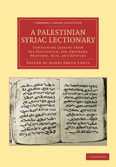 bokomslag A Palestinian Syriac Lectionary