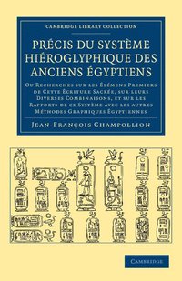 bokomslag Prcis du systme hiroglyphique des anciens gyptiens