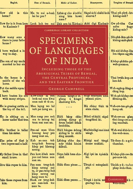 Specimens of Languages of India 1