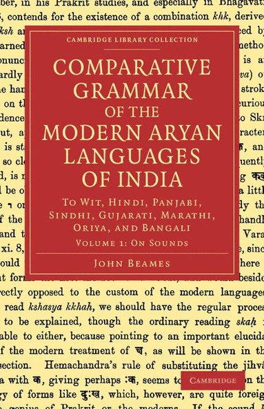 bokomslag Comparative Grammar of the Modern Aryan Languages of India