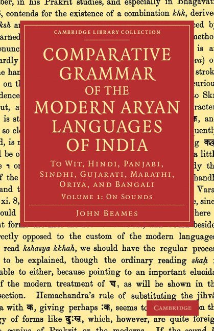 Comparative Grammar of the Modern Aryan Languages of India 1