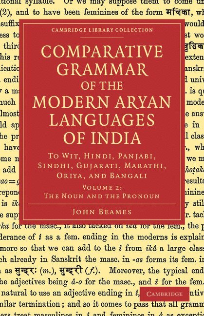 Comparative Grammar of the Modern Aryan Languages of India 1