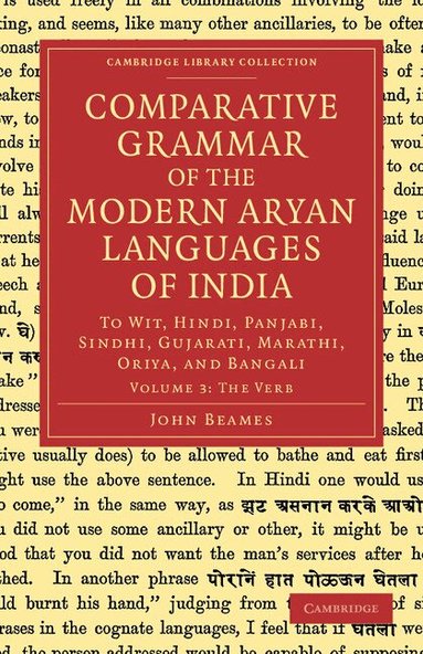 John Beames - Comparative Grammar of the Modern Aryan Languages of India, Häftad