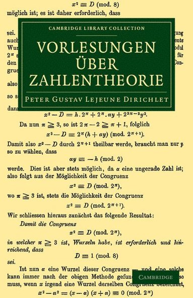 bokomslag Vorlesungen uber Zahlentheorie