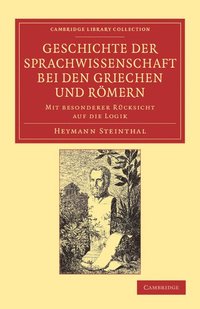 bokomslag Geschichte der Sprachwissenschaft bei den Griechen und Romern
