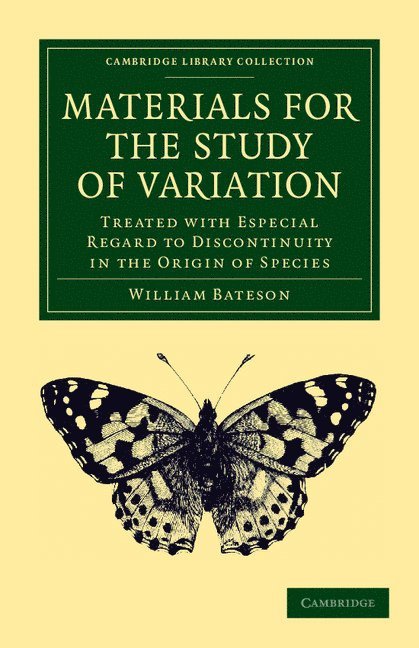 William Bateson - Materials for the Study of Variation, Häftad