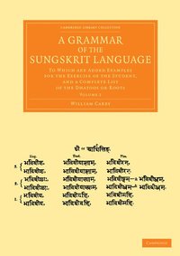 bokomslag A Grammar of the Sungskrit Language - Volume 2
