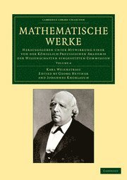 bokomslag Mathematische Werke