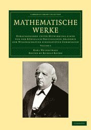 bokomslag Mathematische Werke