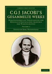 bokomslag C. G. J. Jacobi's Gesammelte Werke