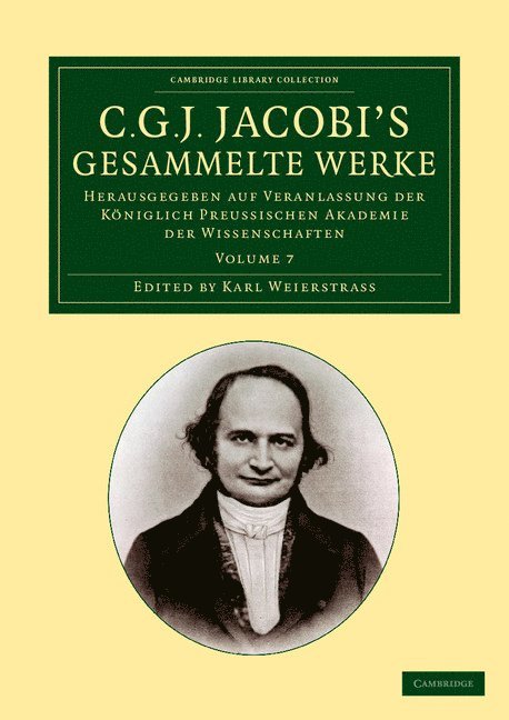 Carl Gustav Jacob Jacobi, Karl Weierstrass - C. G. J. Jacobi's Gesammelte Werke, Häftad