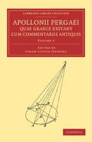 bokomslag Apollonii Pergaei quae Graece exstant cum commentariis antiquis: Volume 2