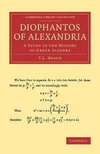 bokomslag Diophantos of Alexandria
