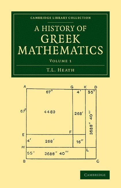 A History of Greek Mathematics: Volume 1 1