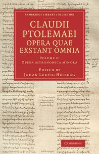 bokomslag Claudii Ptolemaei opera quae exstant omnia