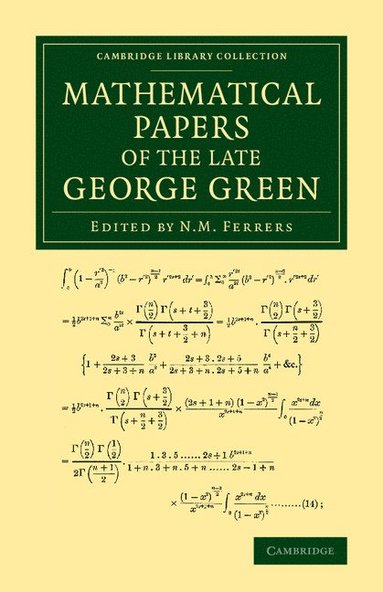 bokomslag Mathematical Papers of the Late George Green