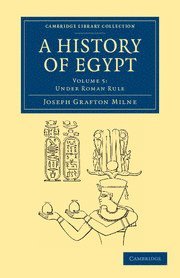 bokomslag History of Egypt: Volume 5, Under Roman Rule