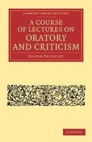bokomslag Course of Lectures on Oratory and Criticism