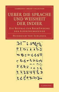 bokomslag Ueber die Sprache und Weisheit der Indier