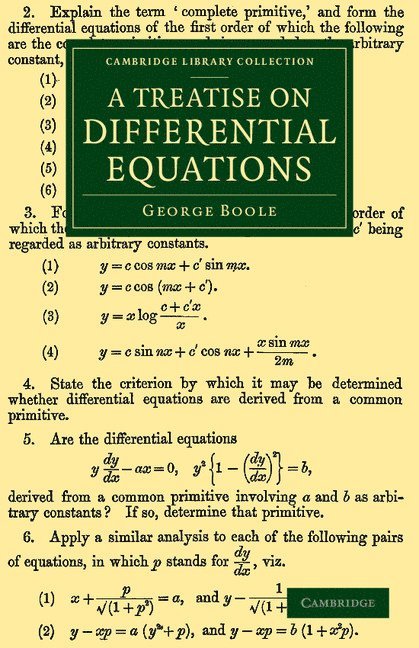 A Treatise on Differential Equations 1