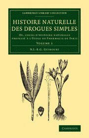 Histoire naturelle des drogues simples: Volume 1 1