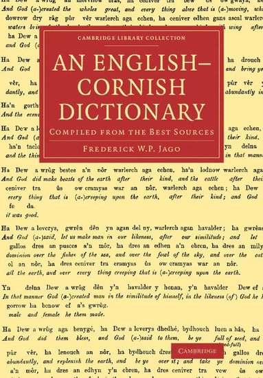 bokomslag An English-Cornish Dictionary