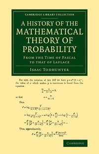 bokomslag A History of the Mathematical Theory of Probability