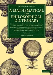 bokomslag Mathematical and Philosophical Dictionary