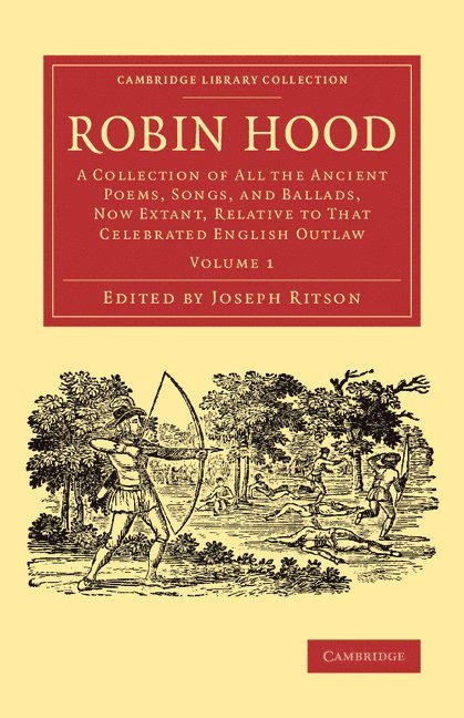 Joseph Ritson - Robin Hood: Volume 1, Häftad