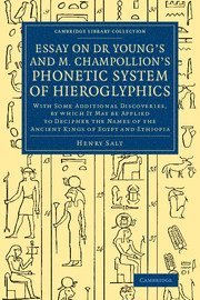 bokomslag Essay on Dr Young's and M. Champollion's Phonetic System of Hieroglyphics