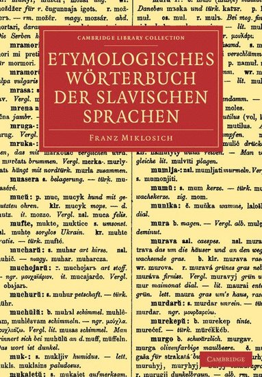 bokomslag Etymologisches Wrterbuch der slavischen Sprachen