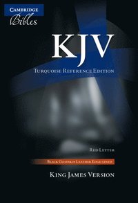 bokomslag KJV Turquoise Reference Bible, Black Goatskin Leather, Red-letter Text, KJ676:XRL