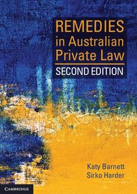 bokomslag Remedies in Australian Private Law