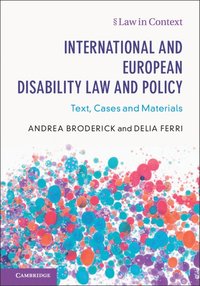 bokomslag International and European Disability Law and Policy