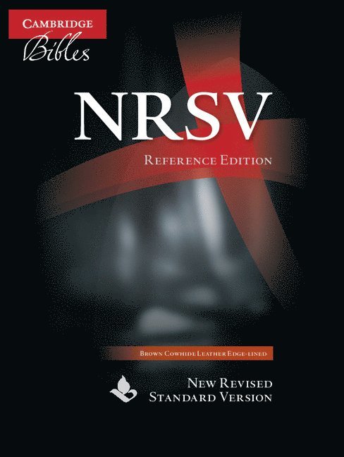 NRSV Reference Bible, Brown Edge-Lined Cowhide Leather, NR568:XE
