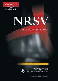 bokomslag NRSV Large-Print Text Bible, Black French Morocco Leather, NR693:T